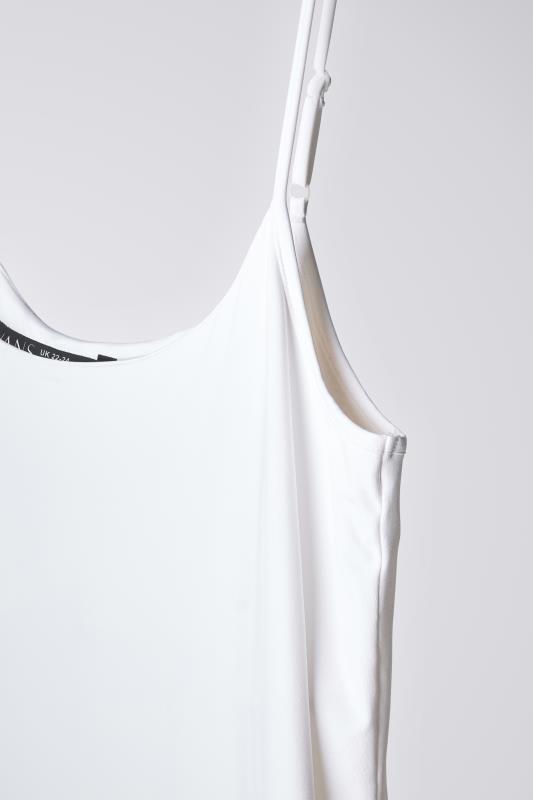 EVANS Plus Size White Cami Vest Top | Evans 6