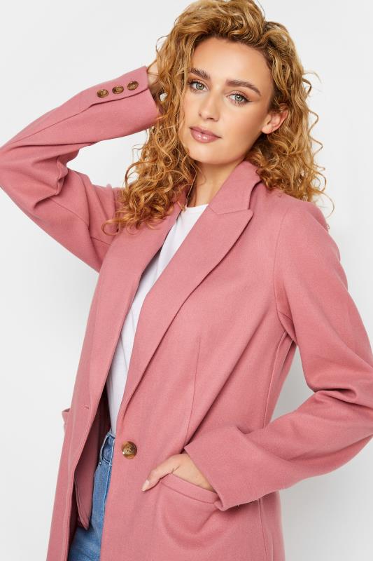 LTS Tall Women's Blush Pink Midi Formal Coat | Long Tall Sally 4