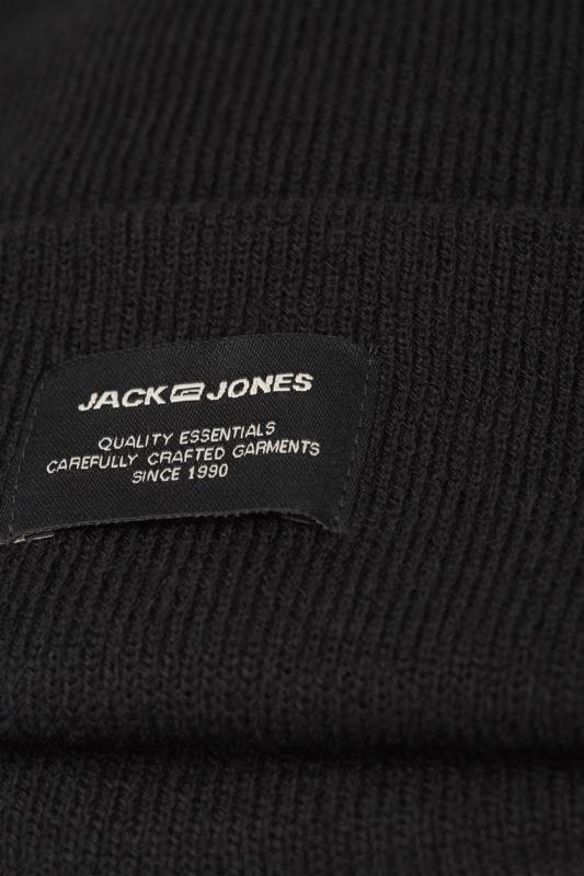JACK & JONES Black Logo Beanie_D1.jpg