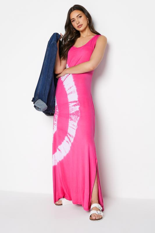 LTS Tall Pink Tie Dye Maxi Dress 2