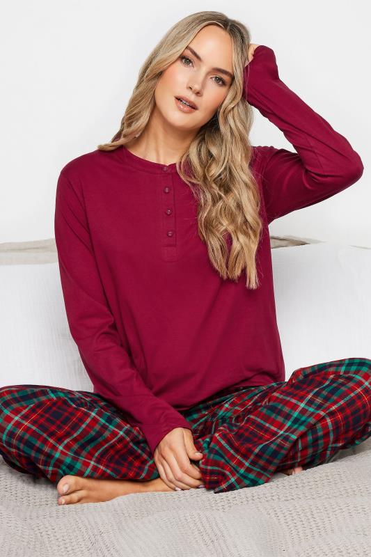  Grande Taille LTS Tall Red Placket Pyjama Top