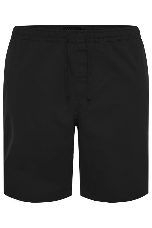 BadRhino Black Elasticated Waist Chino Shorts | BadRhino 5