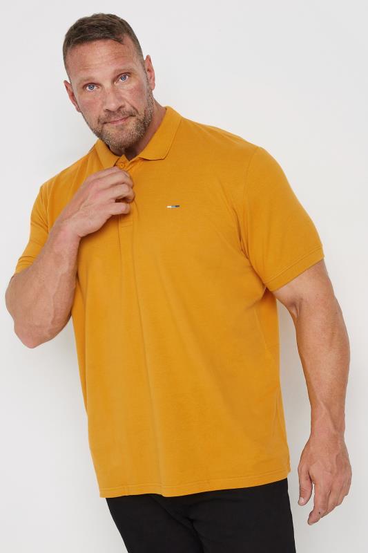 BadRhino Big & Tall Mustard Yellow Polo Shirt | BadRhino 2