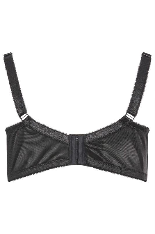 M&Co Black Lace Trim Non Wired Bra | M&Co  7