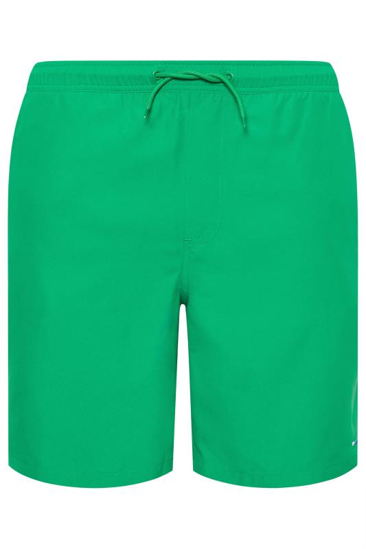 BadRhino Big & Tall Plain Green Swim Shorts | BadRhino 4
