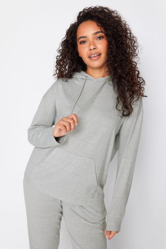  M&Co Grey Marl Soft Touch Lounge Hoodie