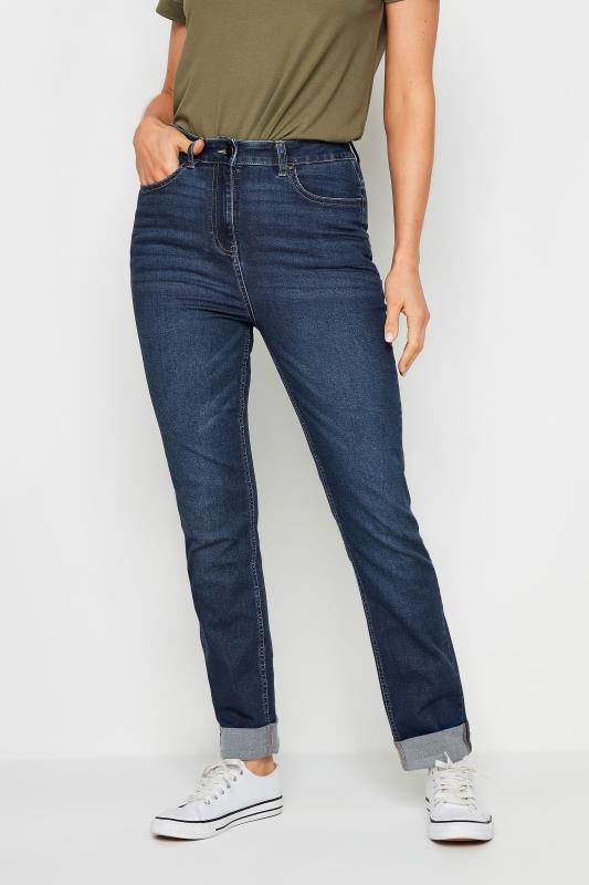 LTS Tall Blue Mid Wash Cigarette Jeans | Long Tall Sally  3