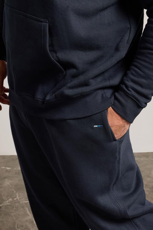 BadRhino Big & Tall Navy Blue Hoodie & Jogger Set | BadRhino 4