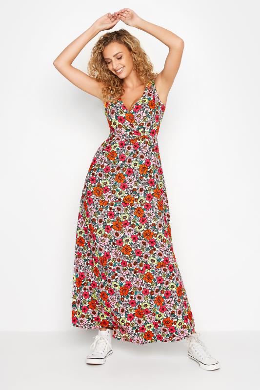 LTS Tall Women's Red Floral Print Maxi Dress | Long Tall Sally 2