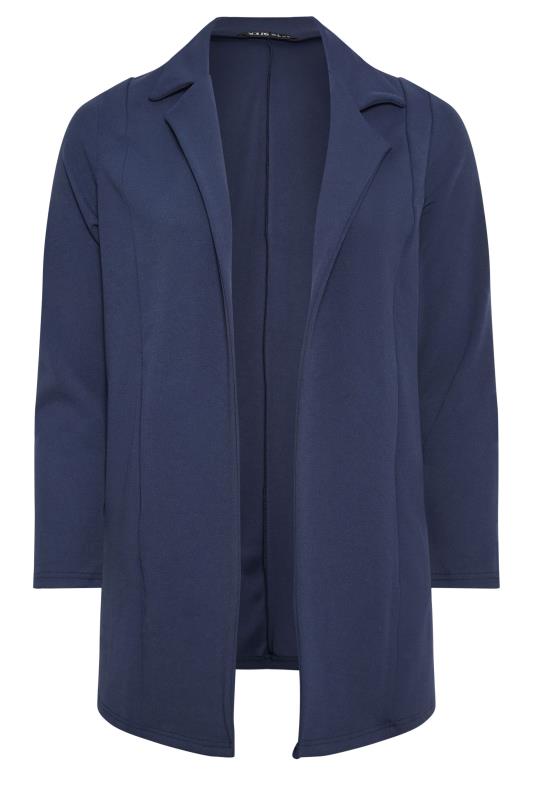 YOURS Plus Size Navy Blue Longline Blazer | Yours Clothing 6