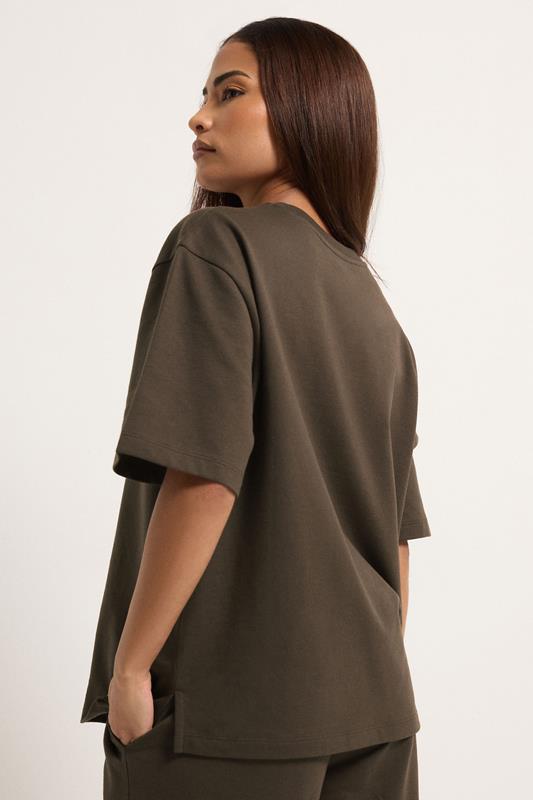 PixieGirl Petite Women's Chocolate Cotton Brown T-Shirt | PixieGirl 2