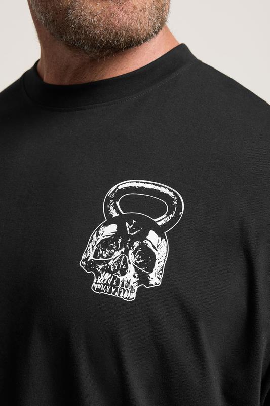 IronRhino Big & Tall Black Skull T-Shirt | BadRhino 4