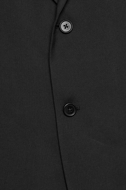 BadRhino Big & Tall Black Plain Suit Jacket | BadRhino 8