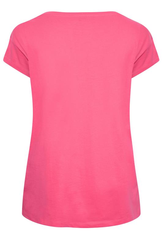 LIMITED COLLECTION Plus Size Pink 'Stay Sassy, Classy' Slogan Print T-Shirt | Yours Clothing 7