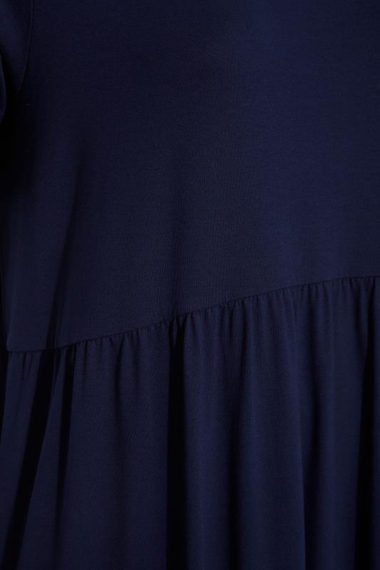 LIMITED COLLECTION Curve Navy Throw On Maxi Dress_S.jpg