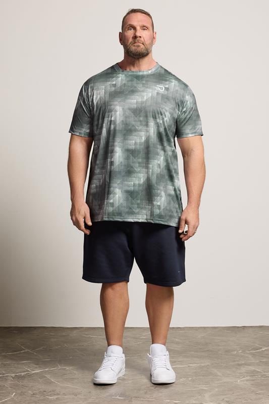 D555 Big & Tall Grey Lightweight Active T-Shirt | BadRhino 1