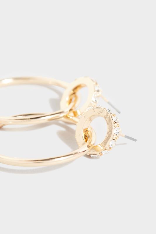Gold Diamante Double Hoop Earrings_D.jpg