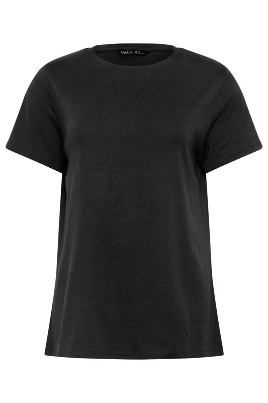 M&Co 2 PACK Black & White Short Sleeve Cotton T-Shirts | M&Co 9