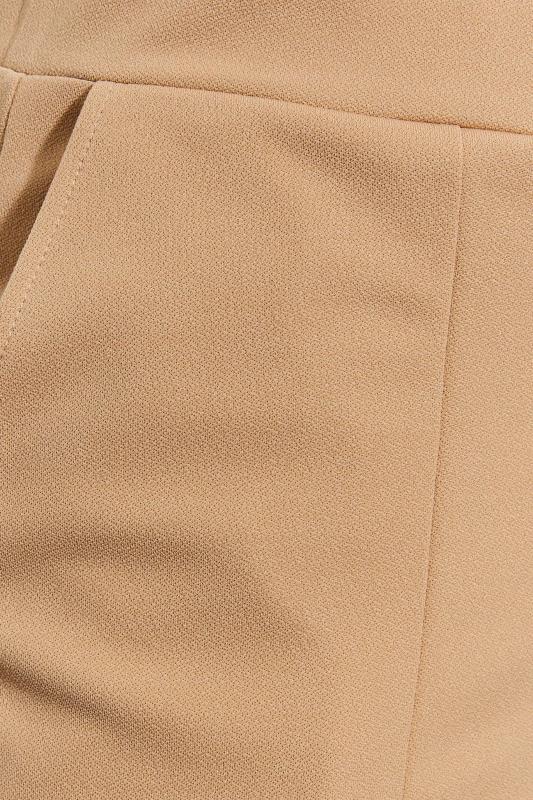 LIMITED COLLECTION Curve Camel Brown Split Hem Tapered Trousers 5