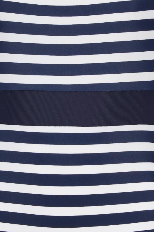 LTS Tall Navy Blue Stripe Swimsuit | Long Tall Sally 5