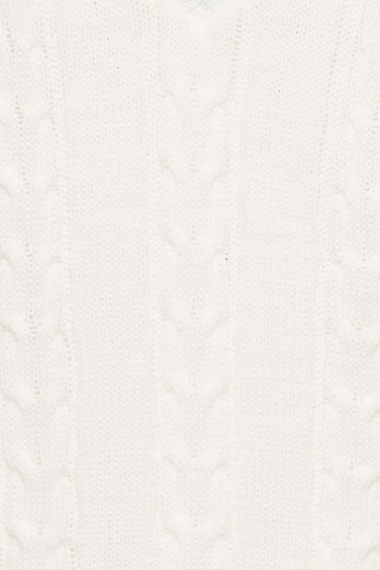 Petite White Cricket Knitted Sweater Vest | PixieGirl 5