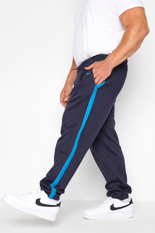  Grande Taille BadRhino Big & Tall Navy Blue Track Joggers