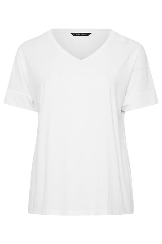 EVANS ESSENTIAL 3 Pack Navy & White T-Shirts | Evans 7