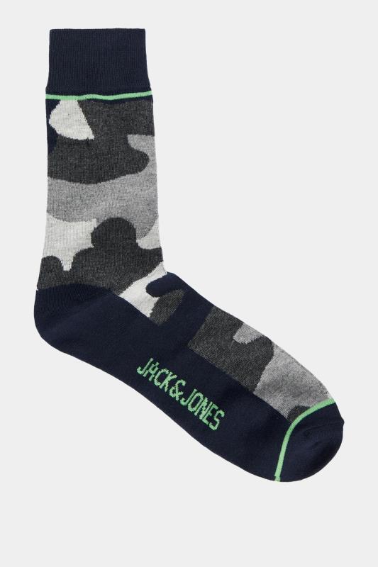 JACK & JONES Olive Green 5 PACK Socks | BadRhino 5