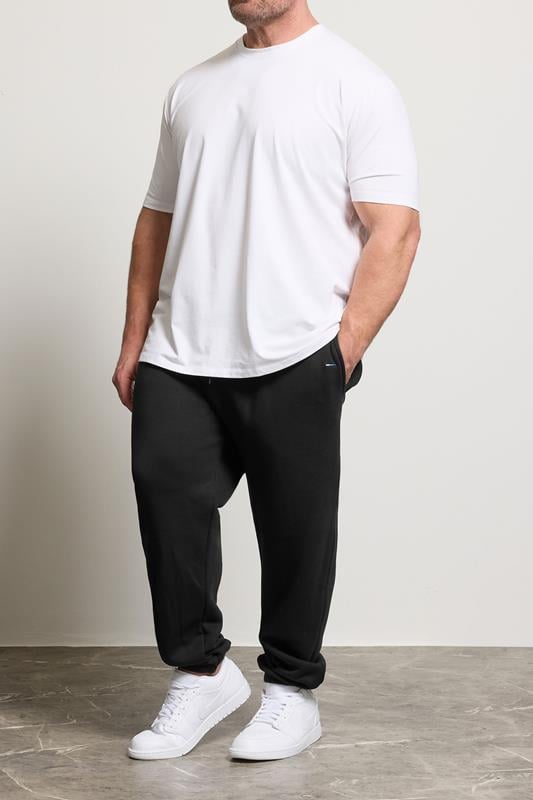 BadRhino Big & Tall Black 2 Pack Essential Joggers | BadRhino 1