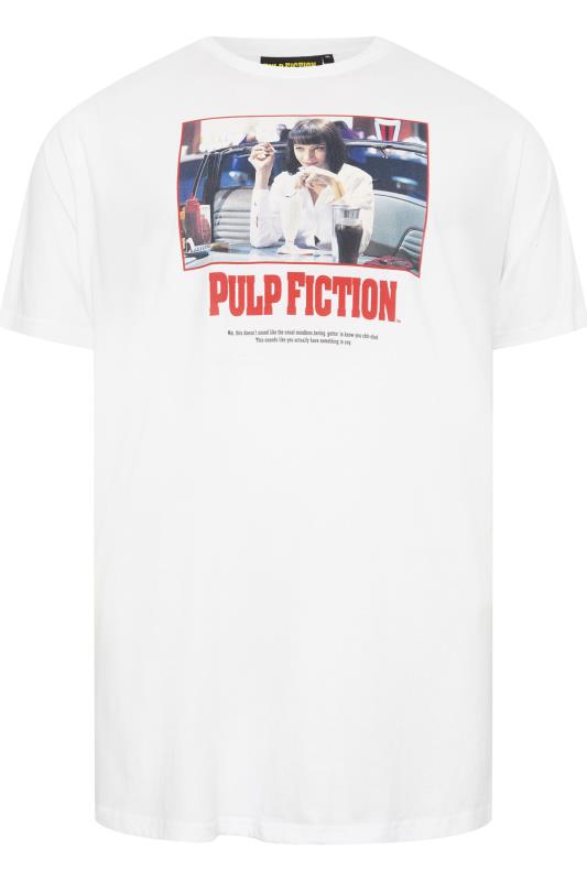 BadRhino Big & Tall White Pulp Fiction T-Shirt | BadRhino 4