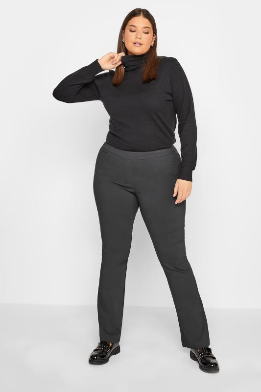 LTS Tall Women's Grey Bi Stretch Bootcut Trousers | Long Tall Sally 2