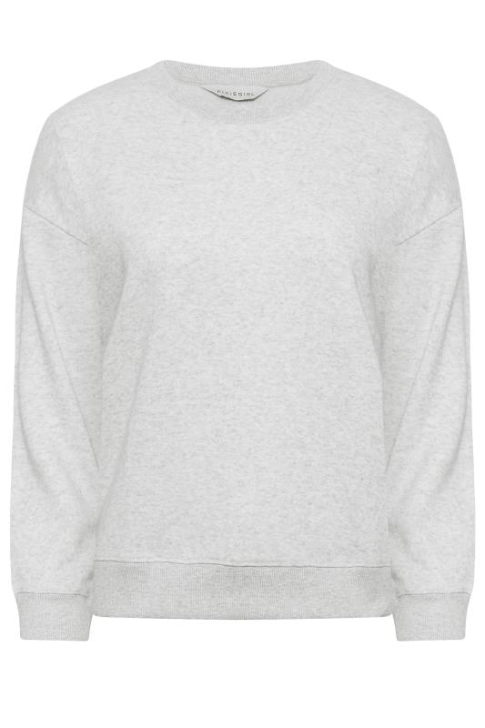 Petite Grey Crew Neck Sweatshirt | PixieGirl 6
