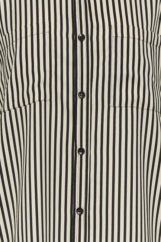 LTS Tall Women's Black & Cream Stripe Oversized Boyfriend Shirt | Long Tall Sally 5