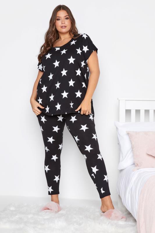 Black Star Print Pyjama Set_A.jpg