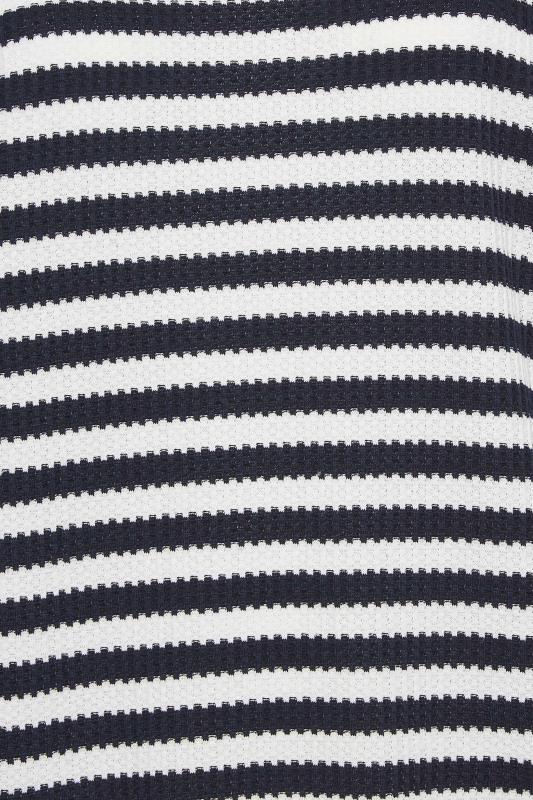 YOURS Curve Plus Size White Stripe Long Sleeve Jumper | Yours Clothing  5