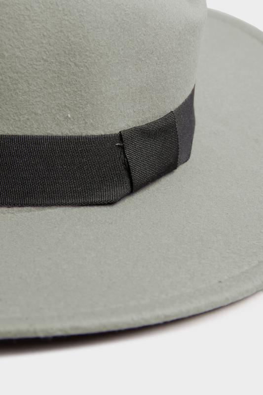 Grey Fedora Hat | Yours Clothing 5