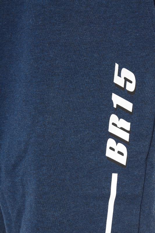 BadRhino Big & Tall Navy Blue Sweat Shorts_S.jpg