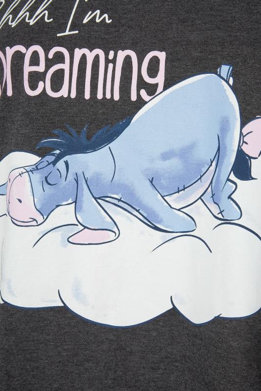 DISNEY Curve Grey Eeyore 'Shhh I'm Dreaming' Check Print Pyjama Set_S.jpg