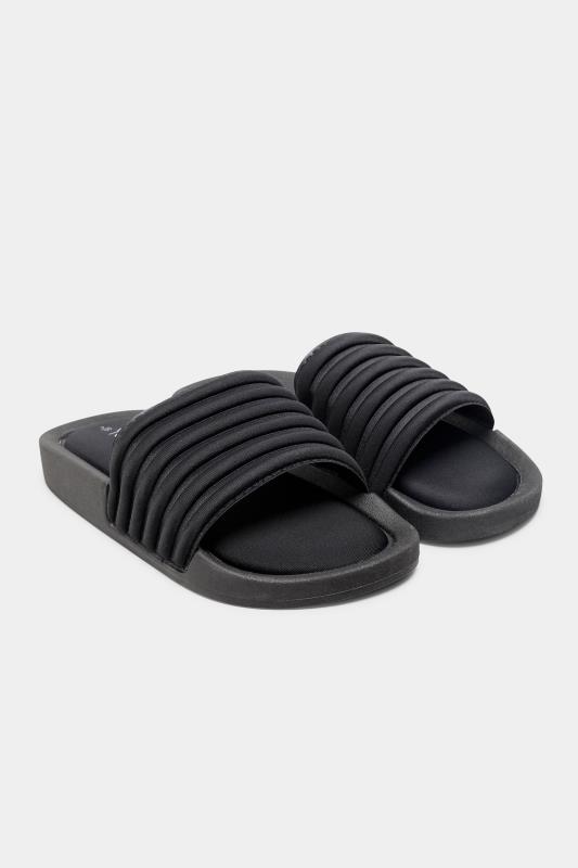 Black Padded Sliders In Wide E Fit_A.jpg