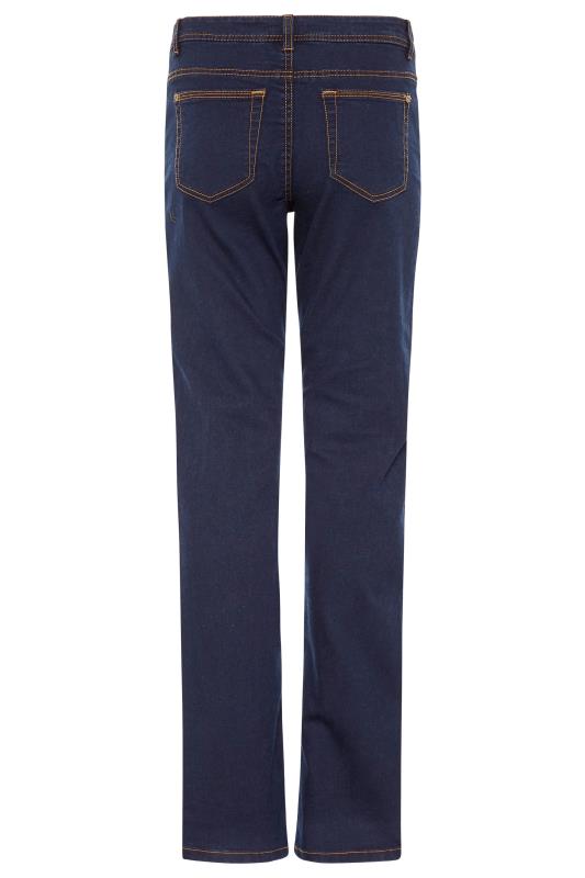 LTS Indigo Blue IVY Straight Leg Jeans | Long Tall Sally 4