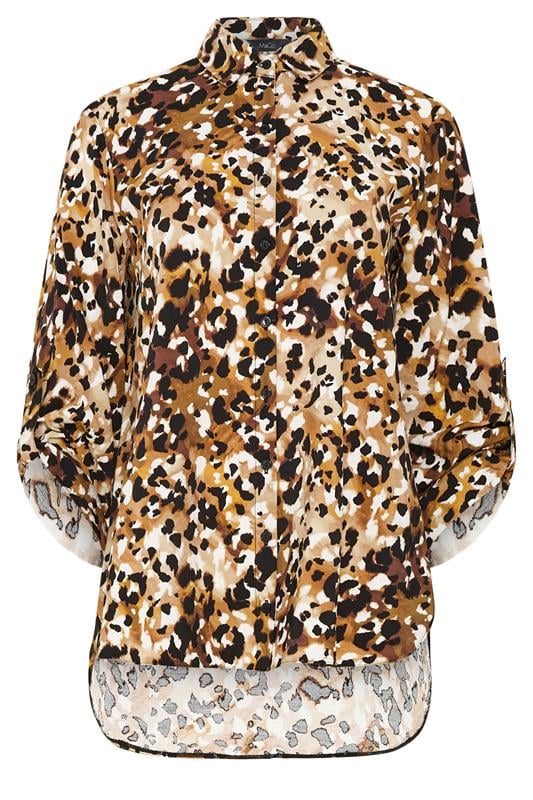 M&Co Brown Animal Print Shirt | M&Co 5