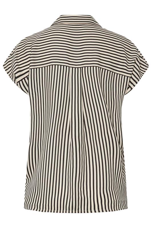 LTS Tall Women's Black Stripe Print Shirt | Long Tall Sally 7