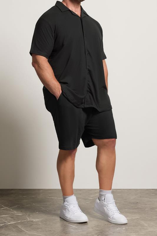 BadRhino Big & Tall Black Jersey Shorts