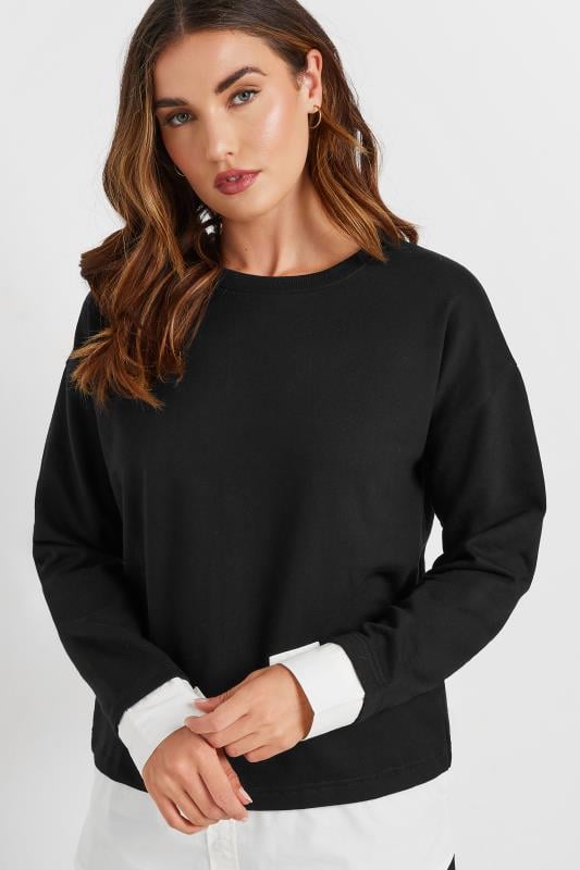 LTS Tall Black Shirt Sweatshirt | Long Tall Sally 4