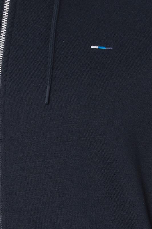 BadRhino Big & Tall Navy Blue Zip Through Hoodie | BadRhino  8