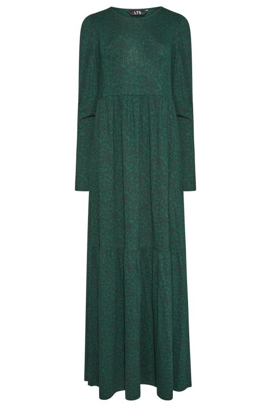 LTS Tall Green Floral Midaxi Dress 6
