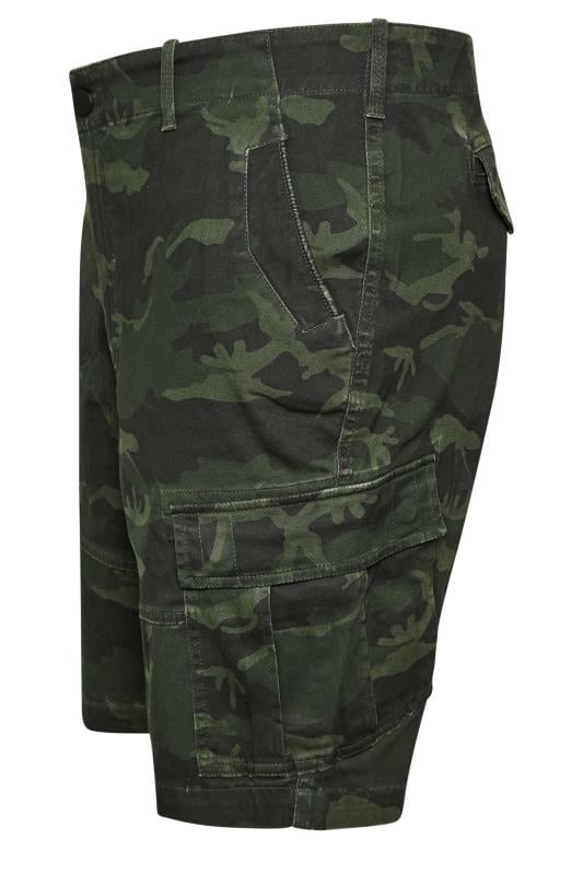 BadRhino Big & Tall Green Camo Cargo Shorts | BadRhino 7