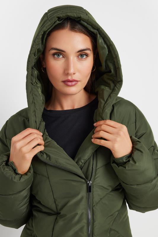 LTS Tall Women's Green Padded Longline Coat | Long Tall Sally 5