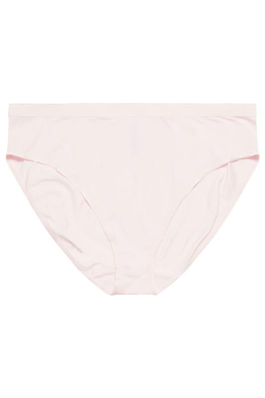 YOURS Plus Size 5 PACK Pink Heart Print Full Briefs | Yours Clothing  10