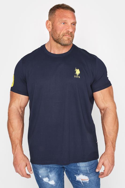 Men's  U.S. POLO ASSN. Big & Tall Navy Blue Player 3 T-Shirt
